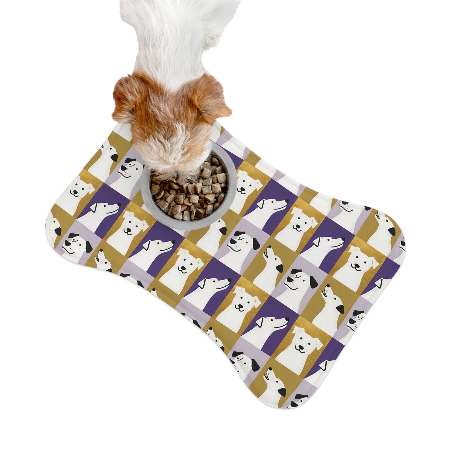 Dog Print Pet Feeding Mat