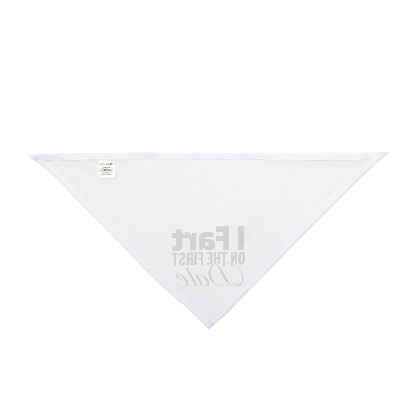 Funny Pet Bandana "I Fart On The First Date"