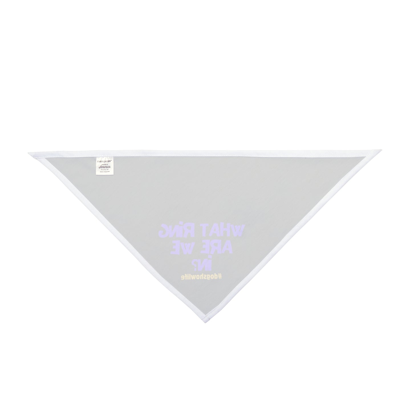 What ring? Dog show Pet Bandana