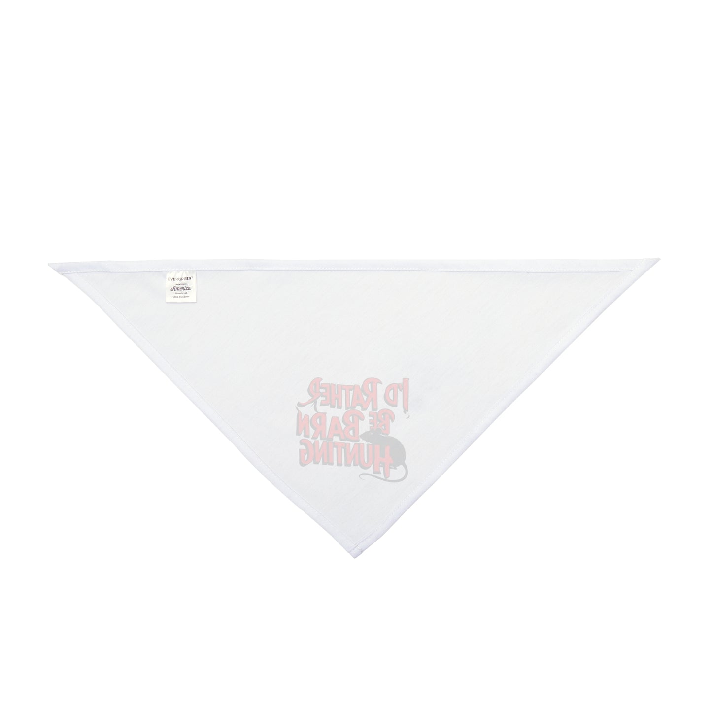 Funny Barn Hunt Pet Bandana "I'd Rather Be Barn Hunting"