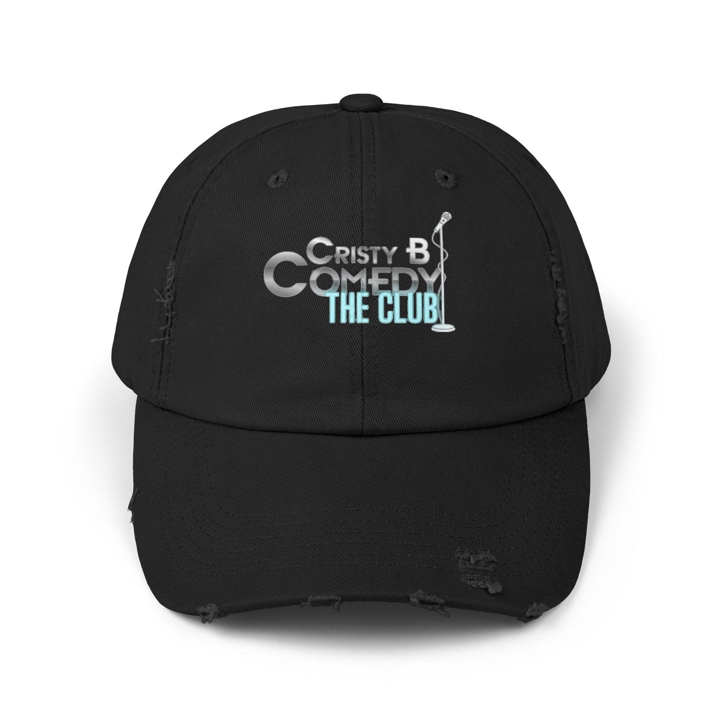 Cristy B Comedy "The Club" Unisex Distressed Cap