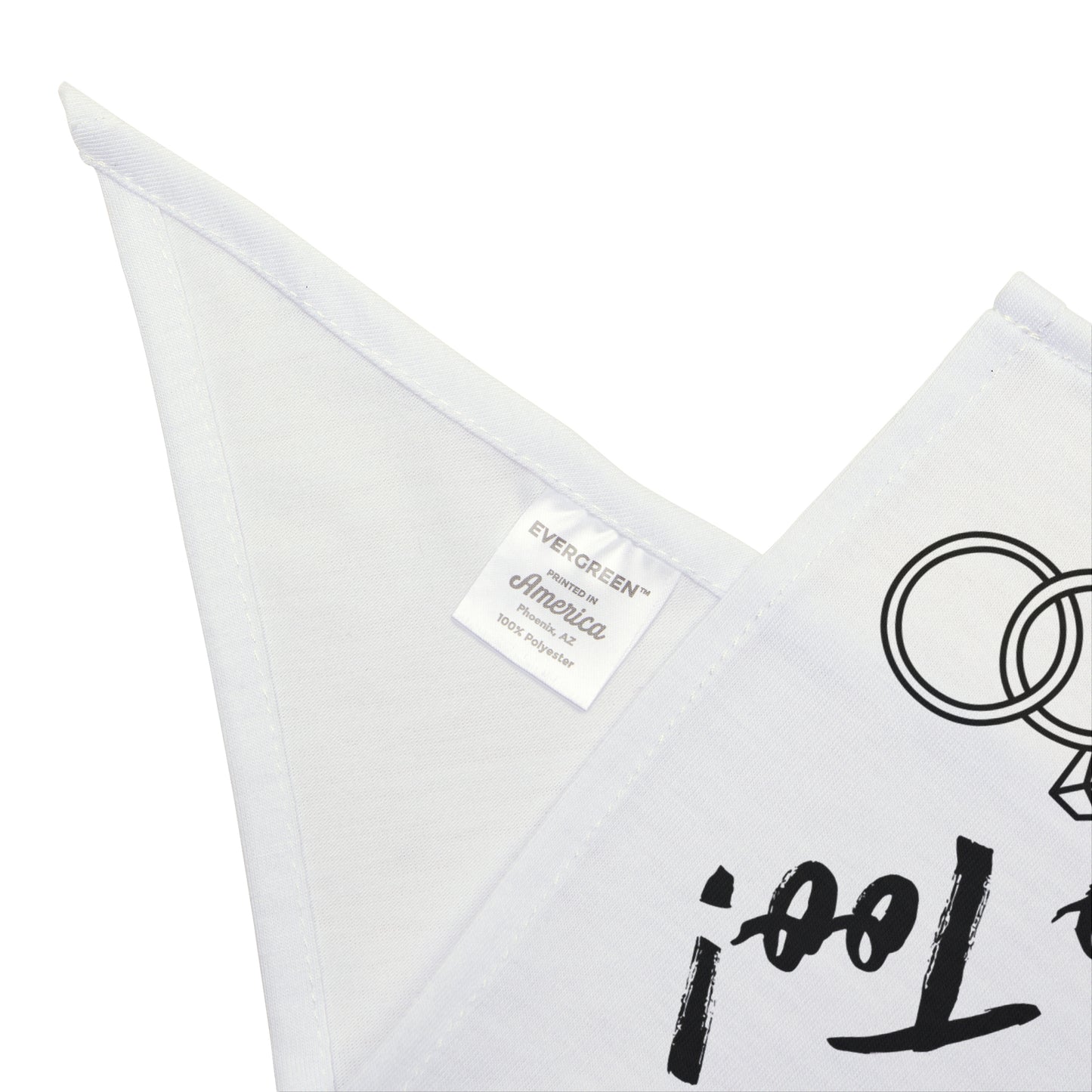 "I Do Too" Engagement Pet Bandana