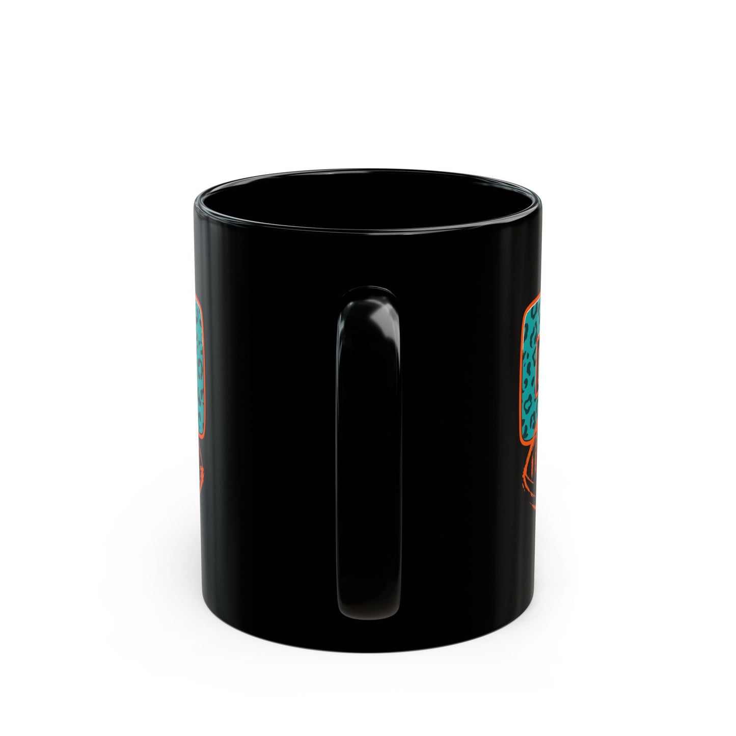 Go Dolphins Leopard Print Mug, Sports Fan Coffee Cup, NFL Fan gift