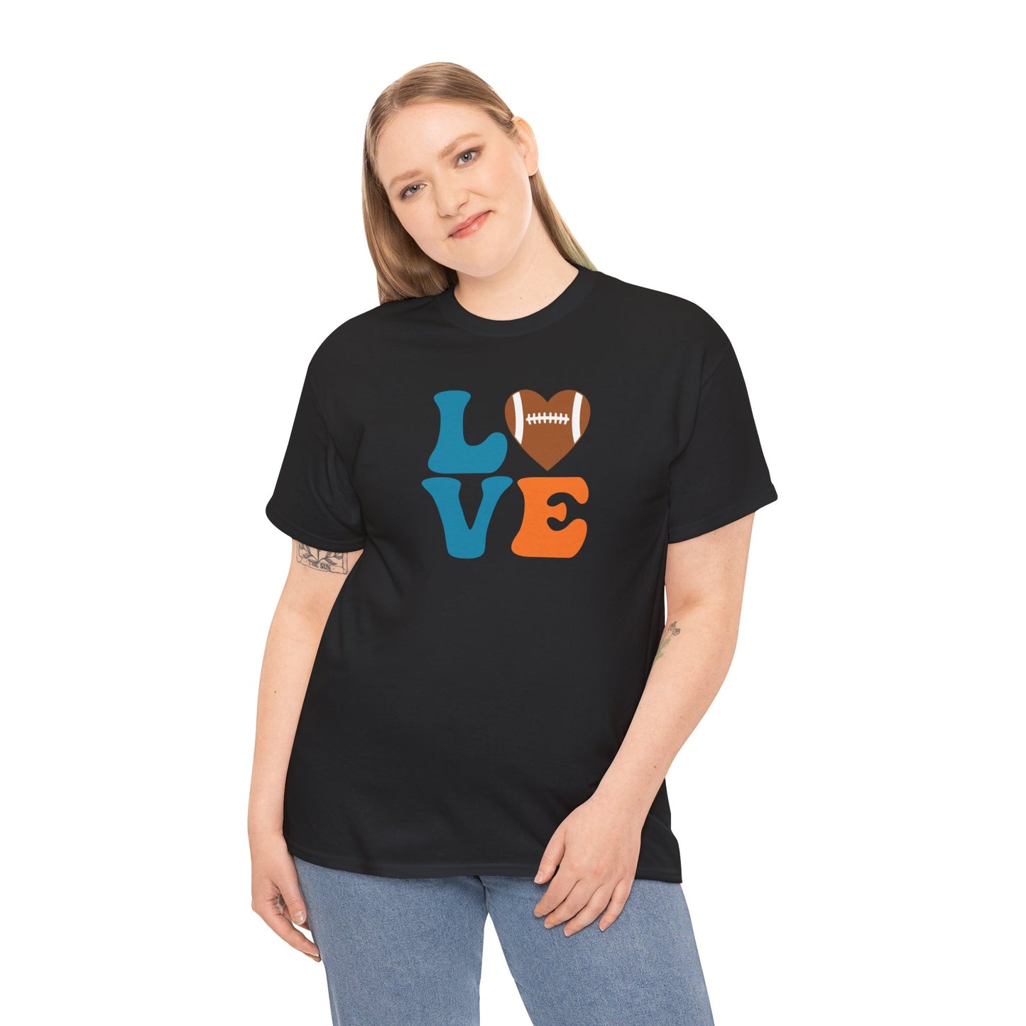 LOVE Miami Dolphins Unisex Heavy Cotton Tee