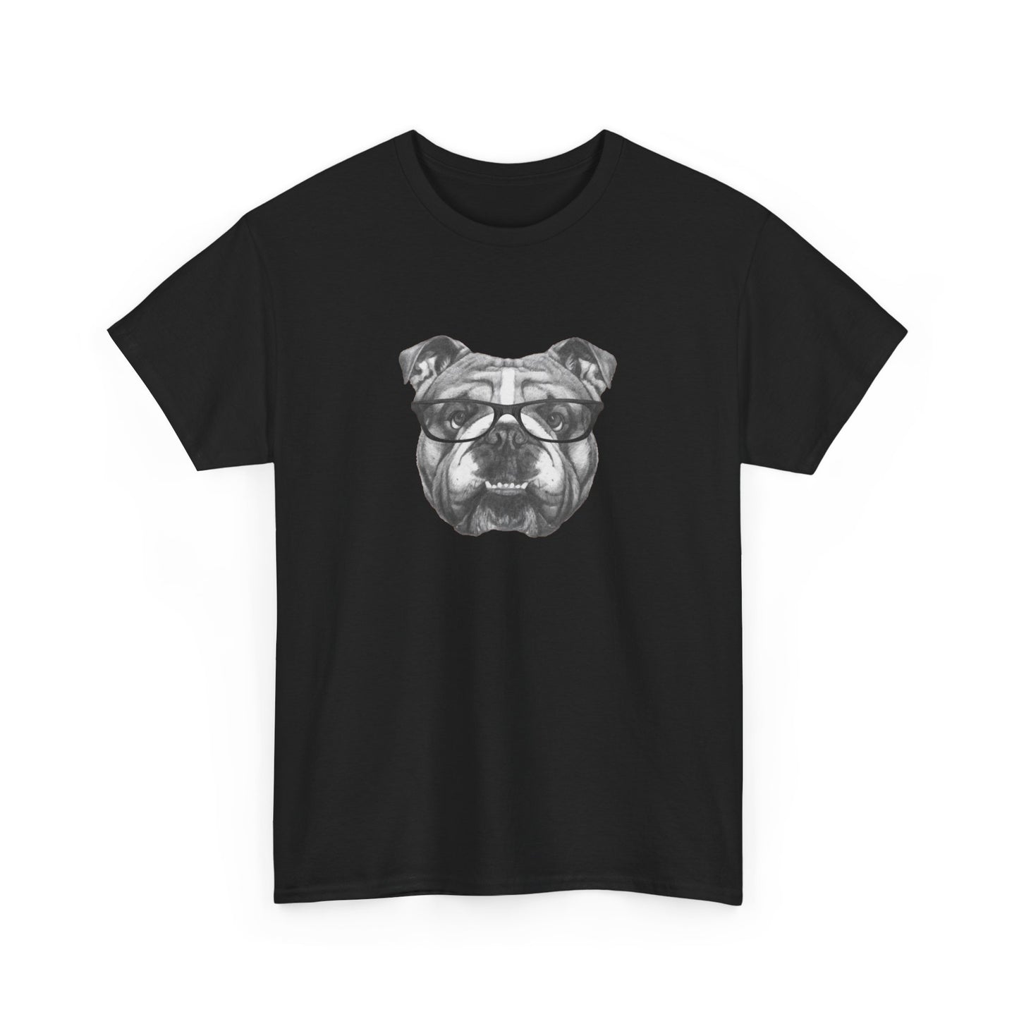 Hipster BULLDOG Unisex Heavy Cotton Tee
