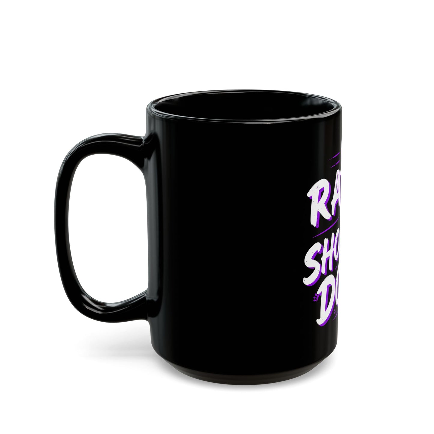 "I'd Rather Be Showing Dogs" Black Mug (11oz, 15oz)