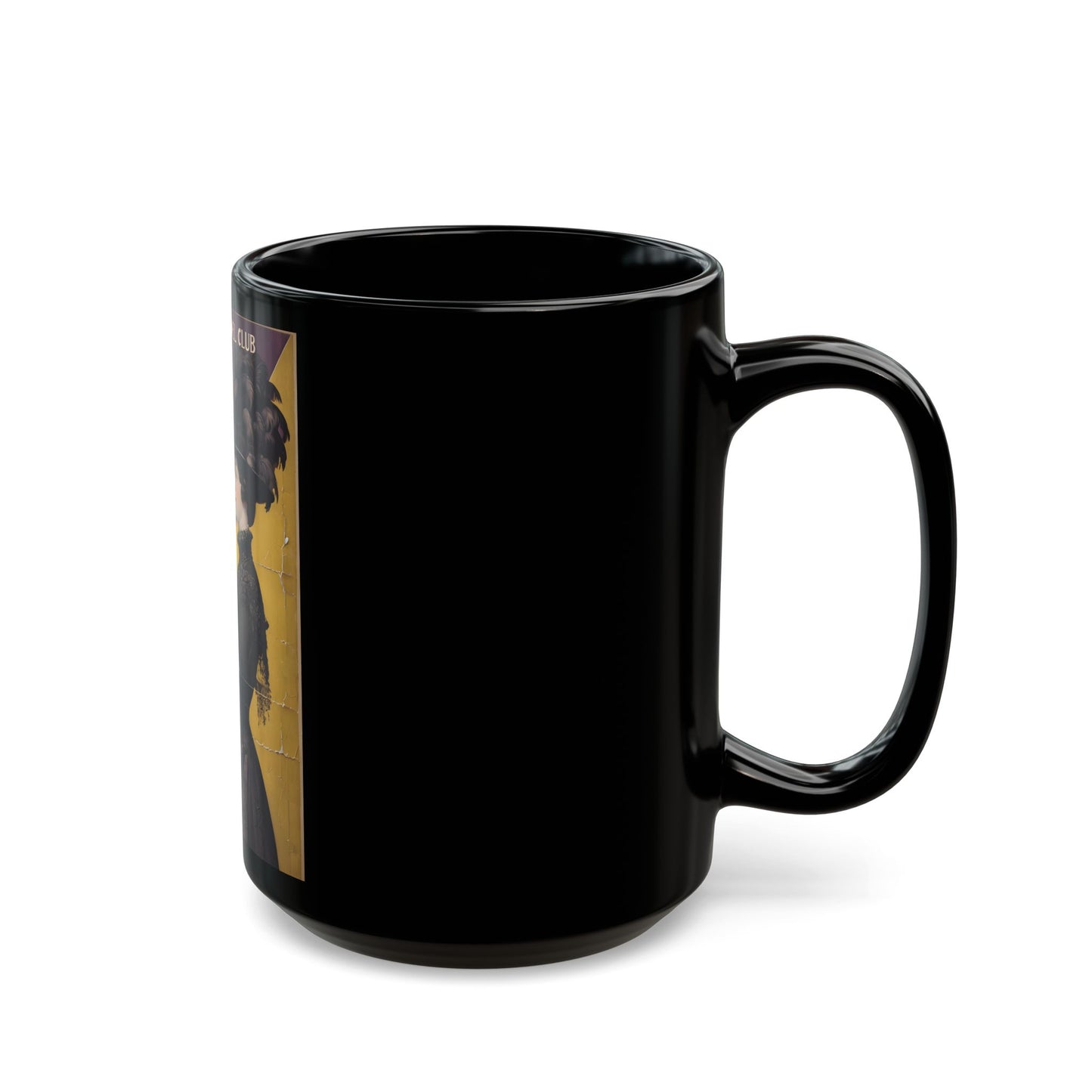 Whimsical Vintage Westminster KC Black Mug (15oz)