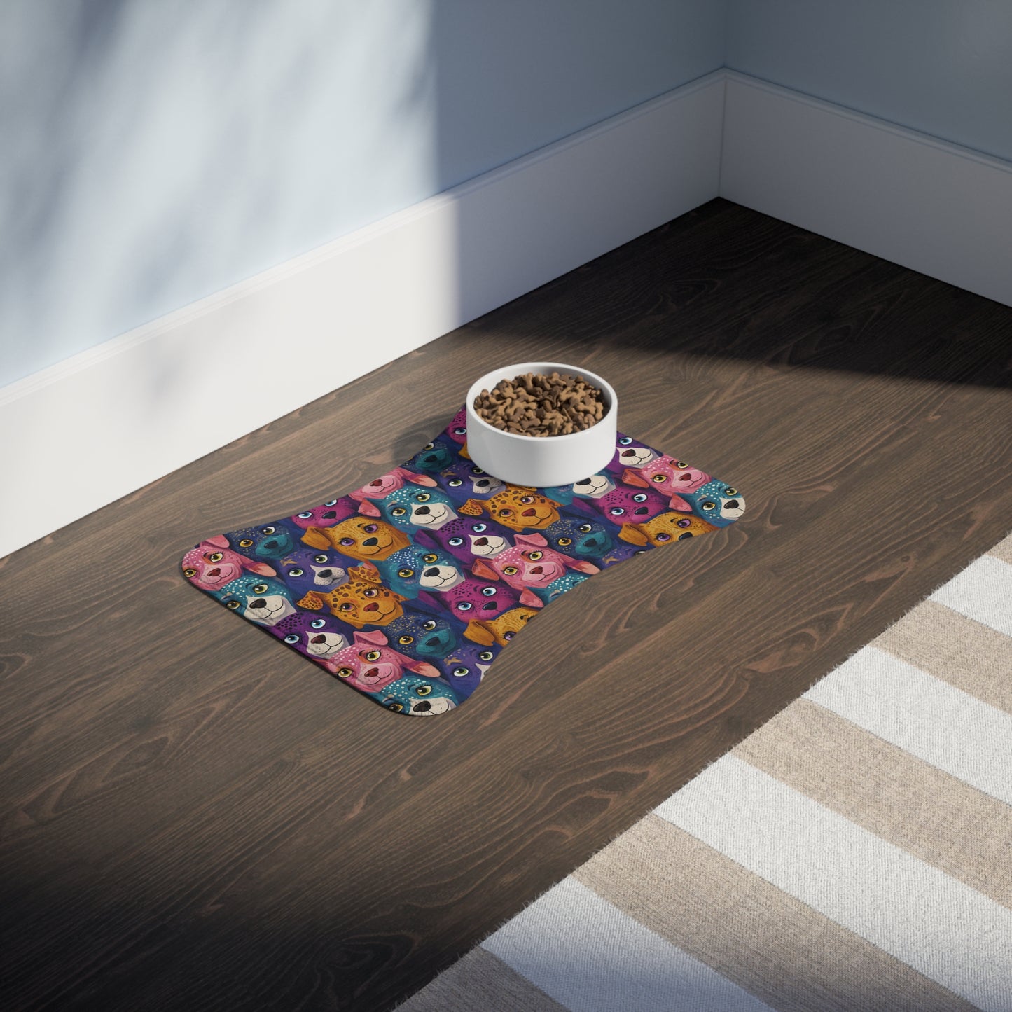 Dog art Pet Feeding Mat