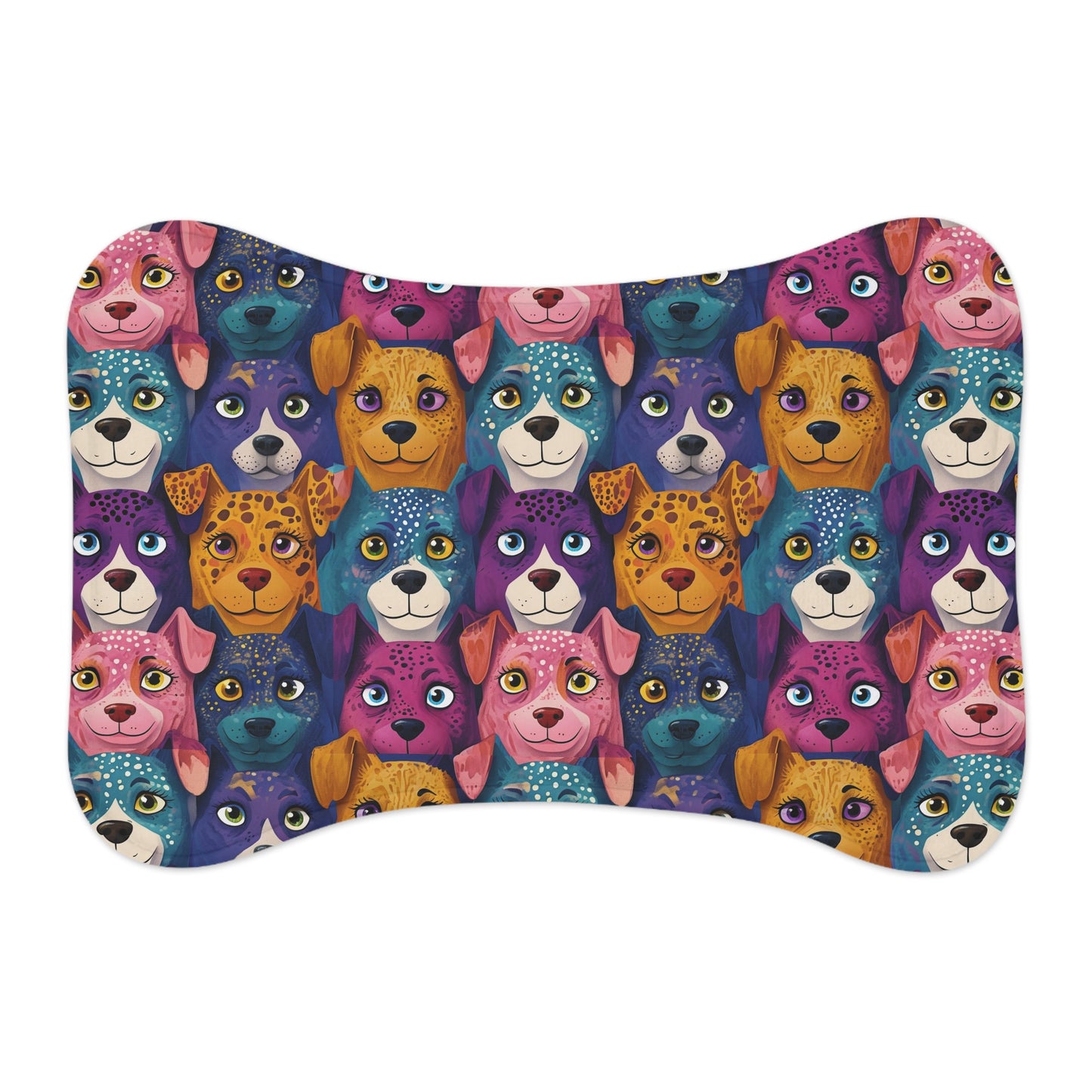 Dog art Pet Feeding Mat