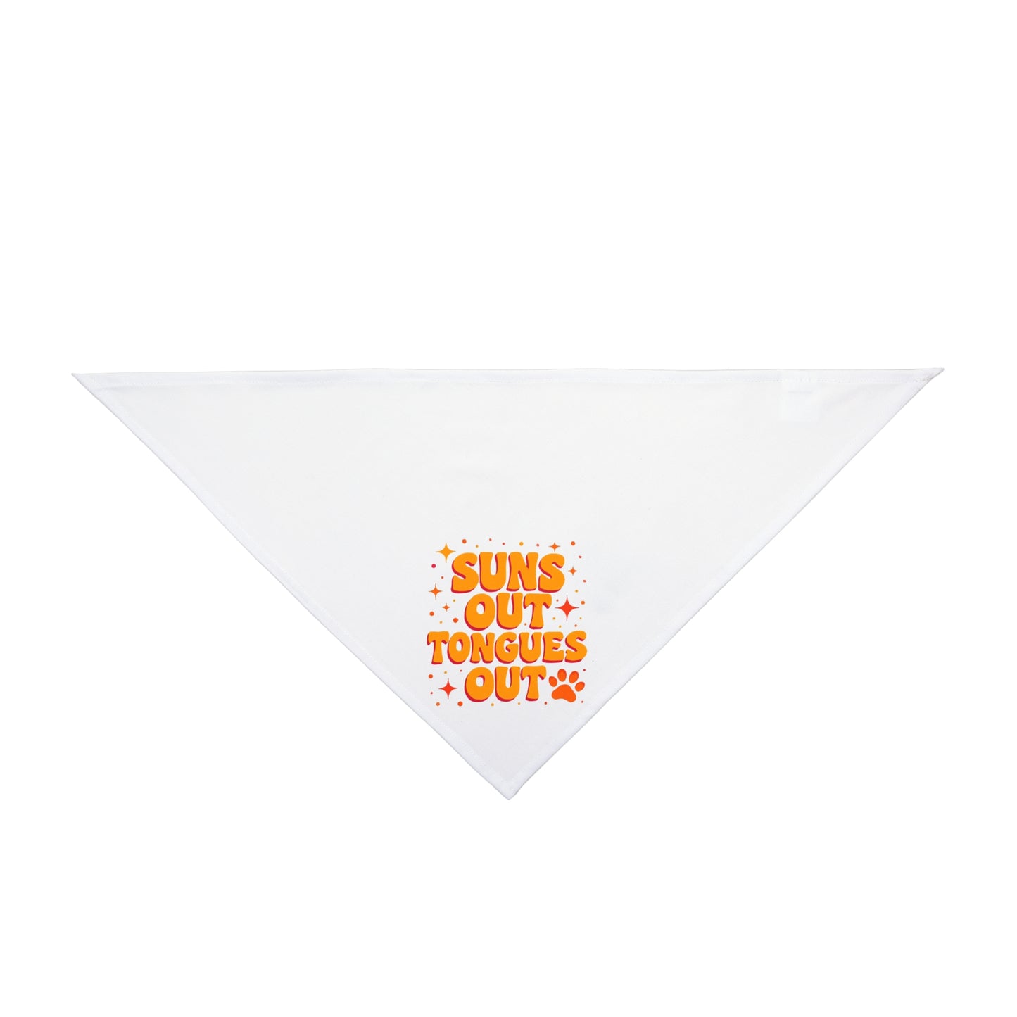Summer Pet Bandana - 'Suns Out Tongues Out'