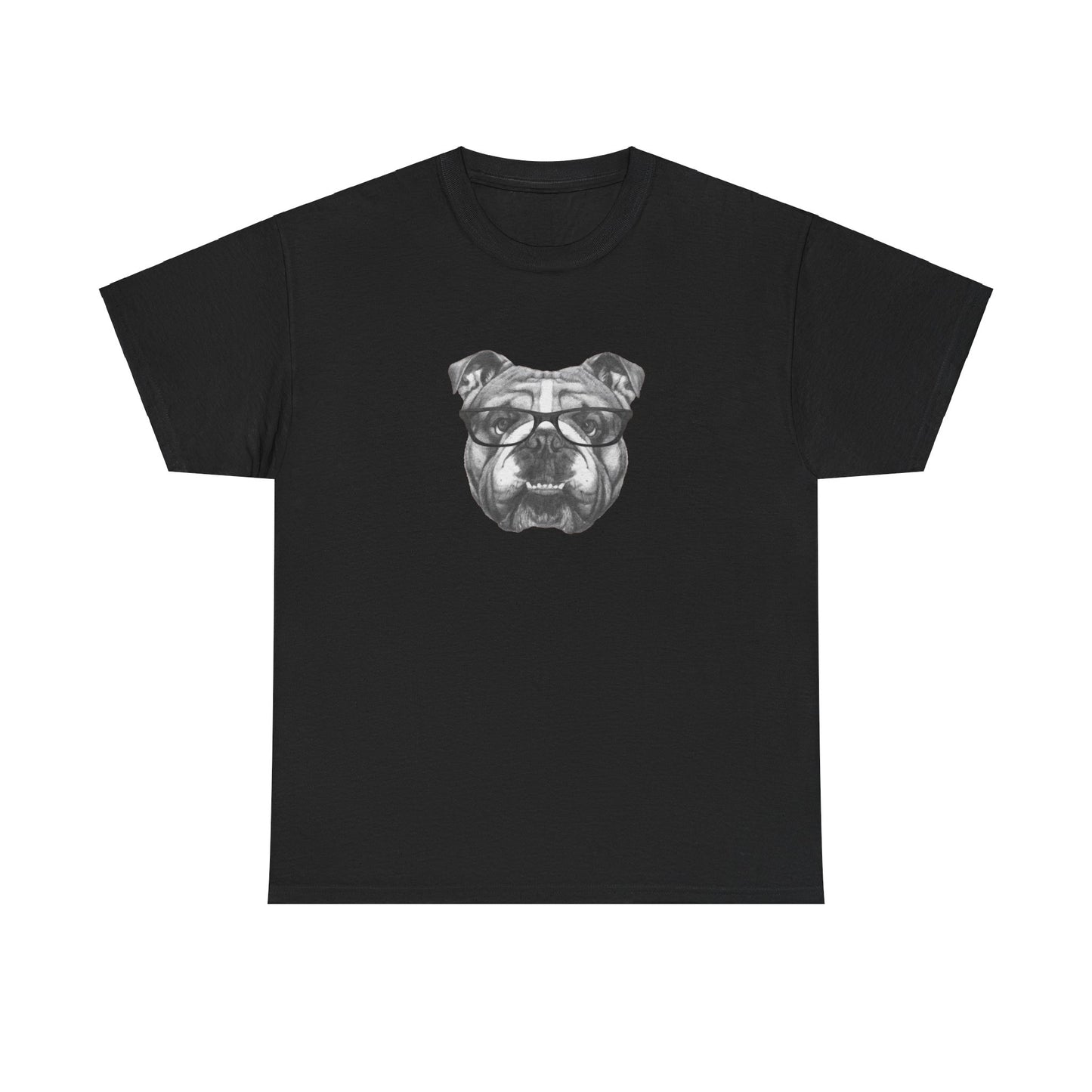 Hipster BULLDOG Unisex Heavy Cotton Tee