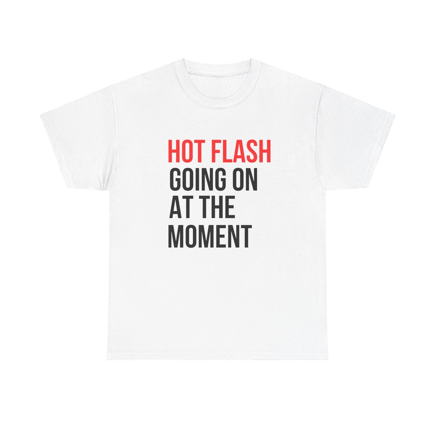 Hot Flash Going On At The Moment Unisex Heavy Cotton Tee
