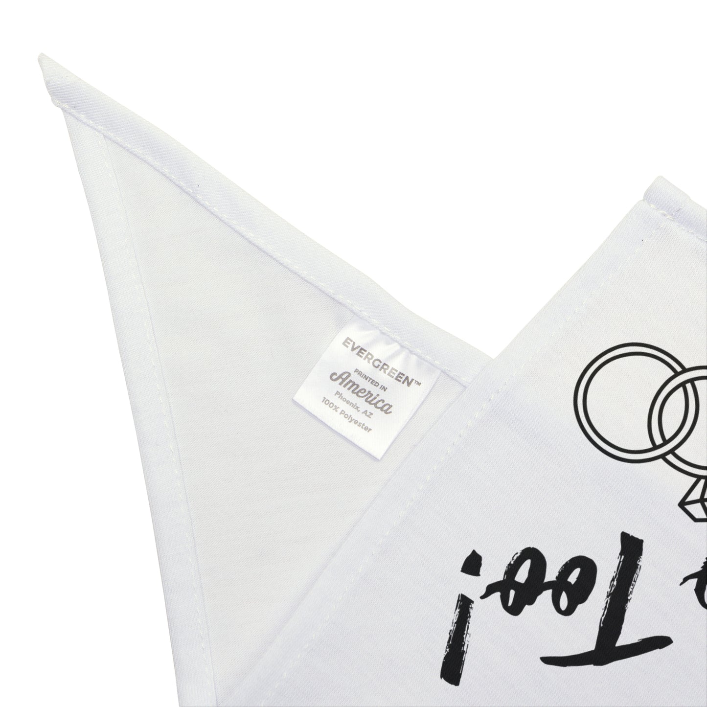"I Do Too" Engagement Pet Bandana