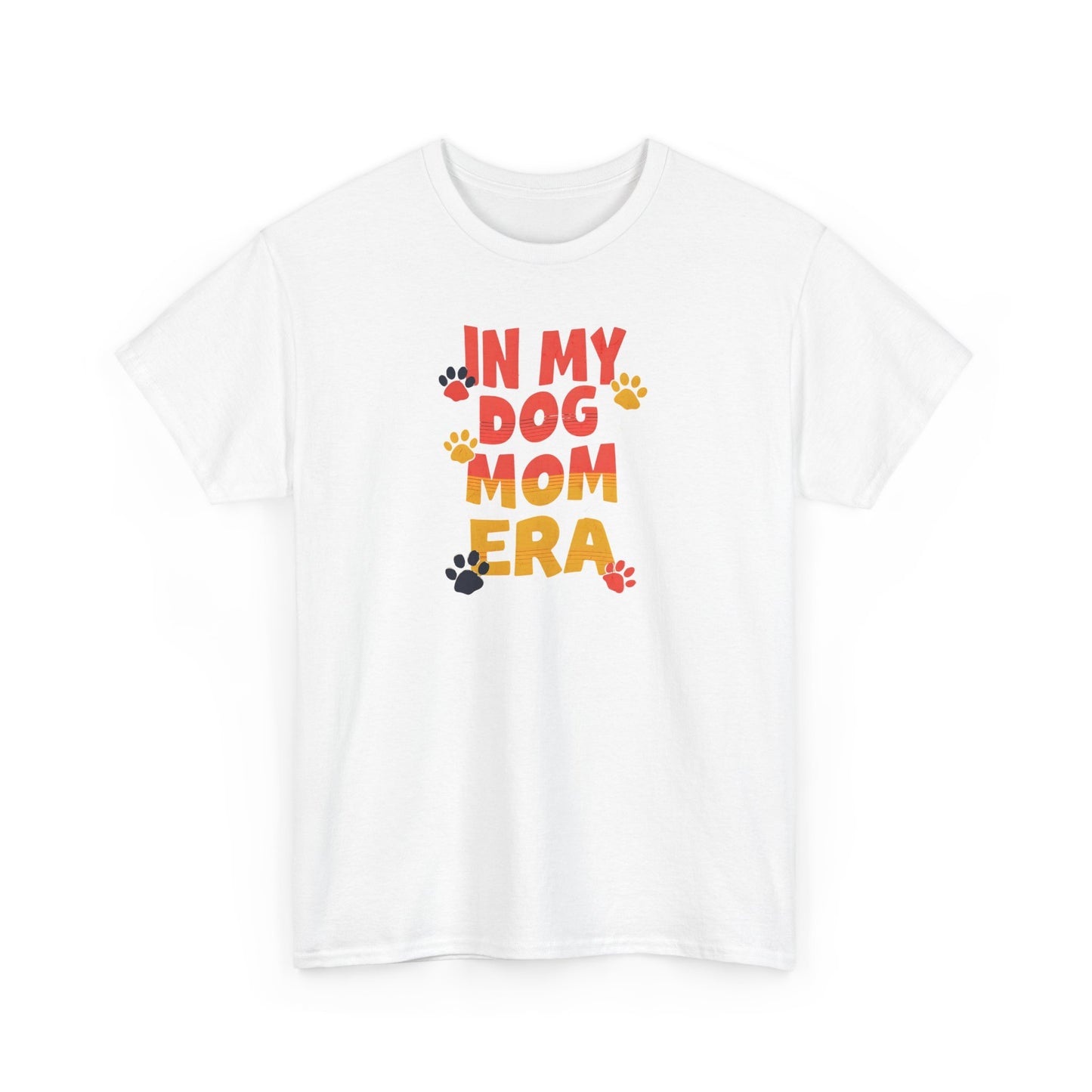 "In My Dog Mom Era" Unisex Heavy Cotton Tee