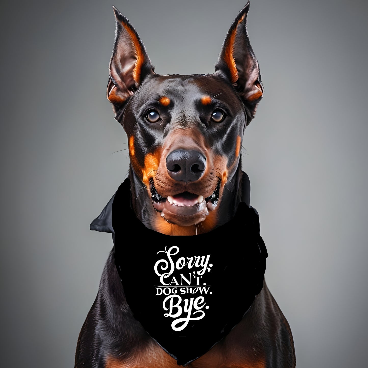 Funny Dog Show Pet Bandana