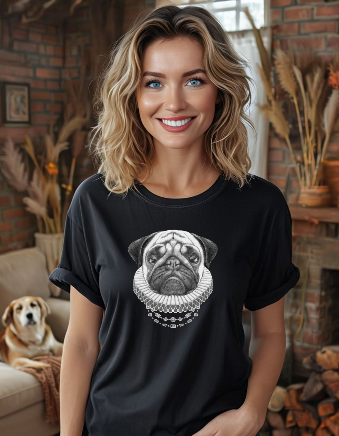 Regal Pug Unisex Heavy Cotton Tee