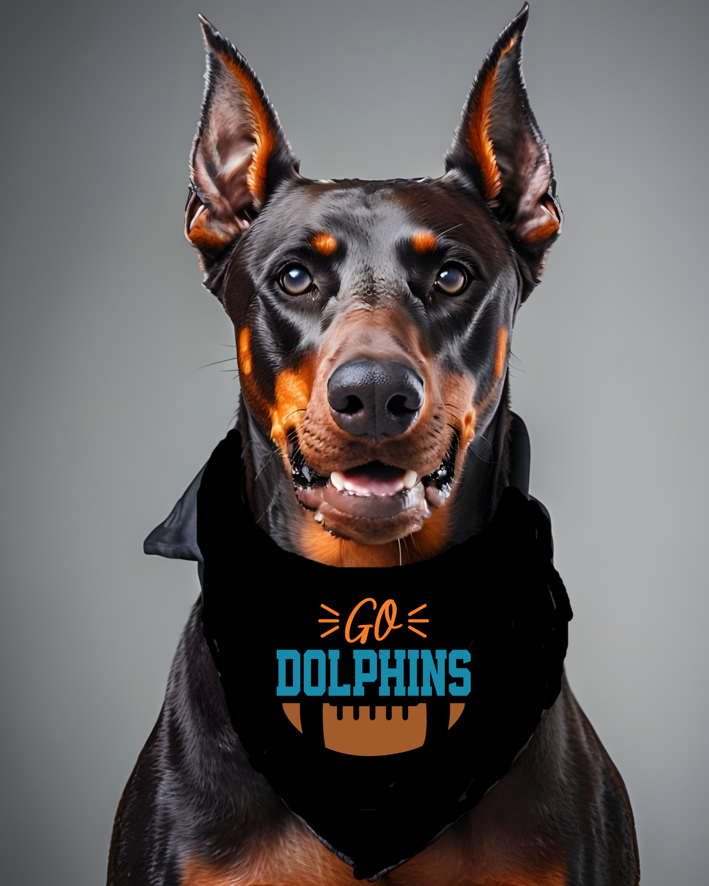 NFL Pet Bandana "Go Dolphins"