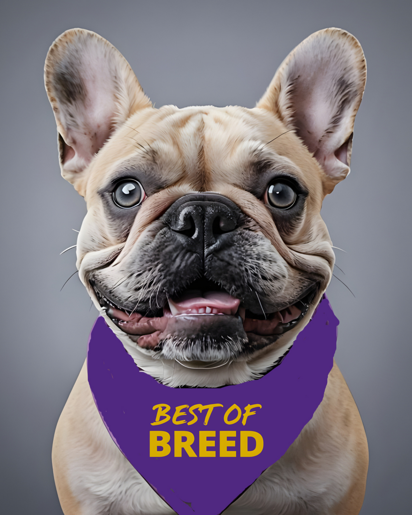 Dog Show Pet Bandana "BEST OF BREED"