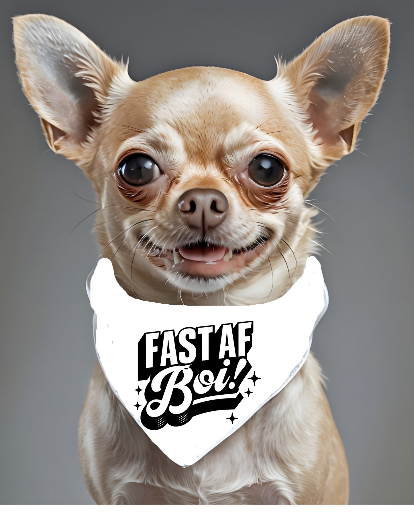 Funny FASTCAT Dog Bandana