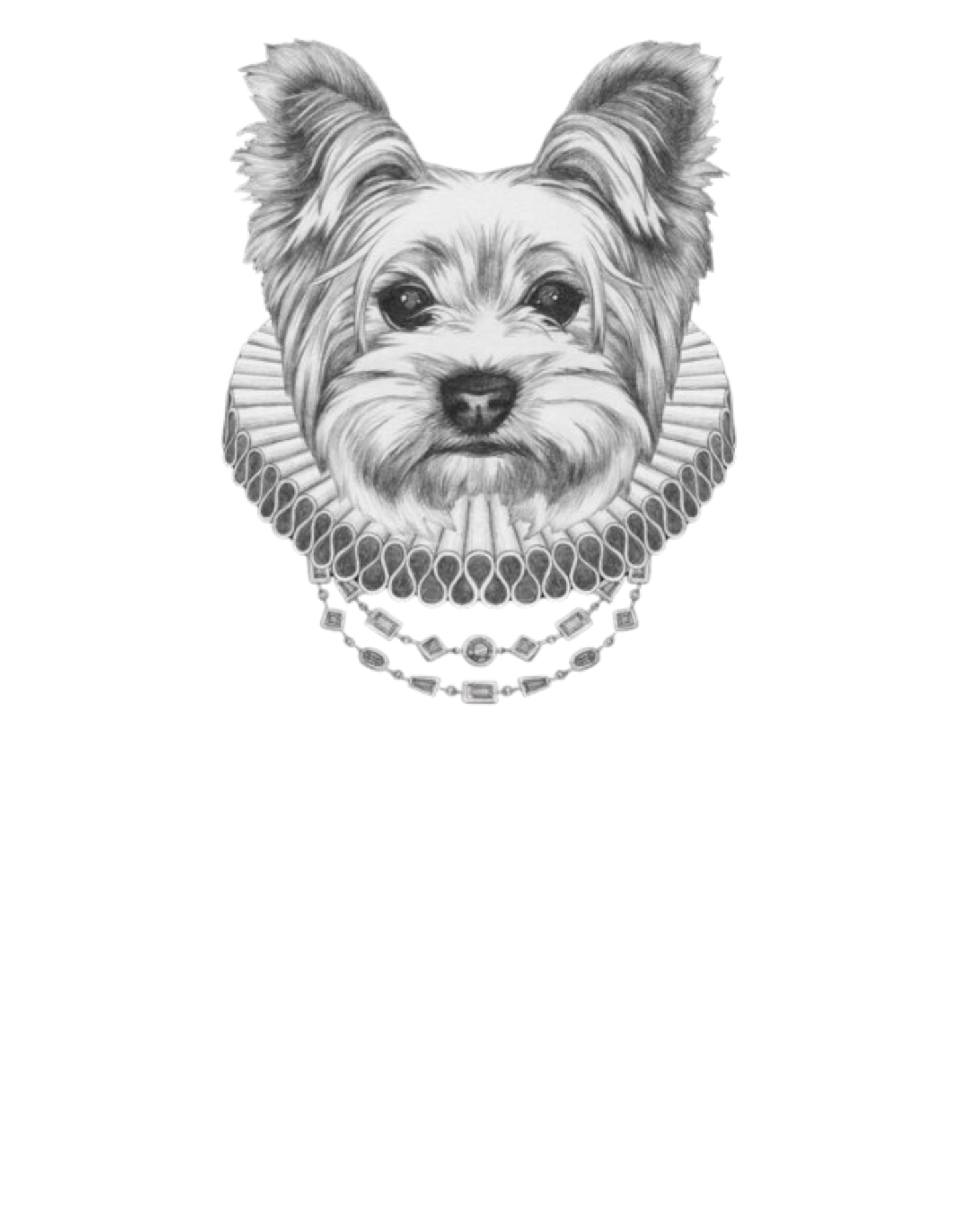 Regal Yorkie Unisex Heavy Cotton Tee