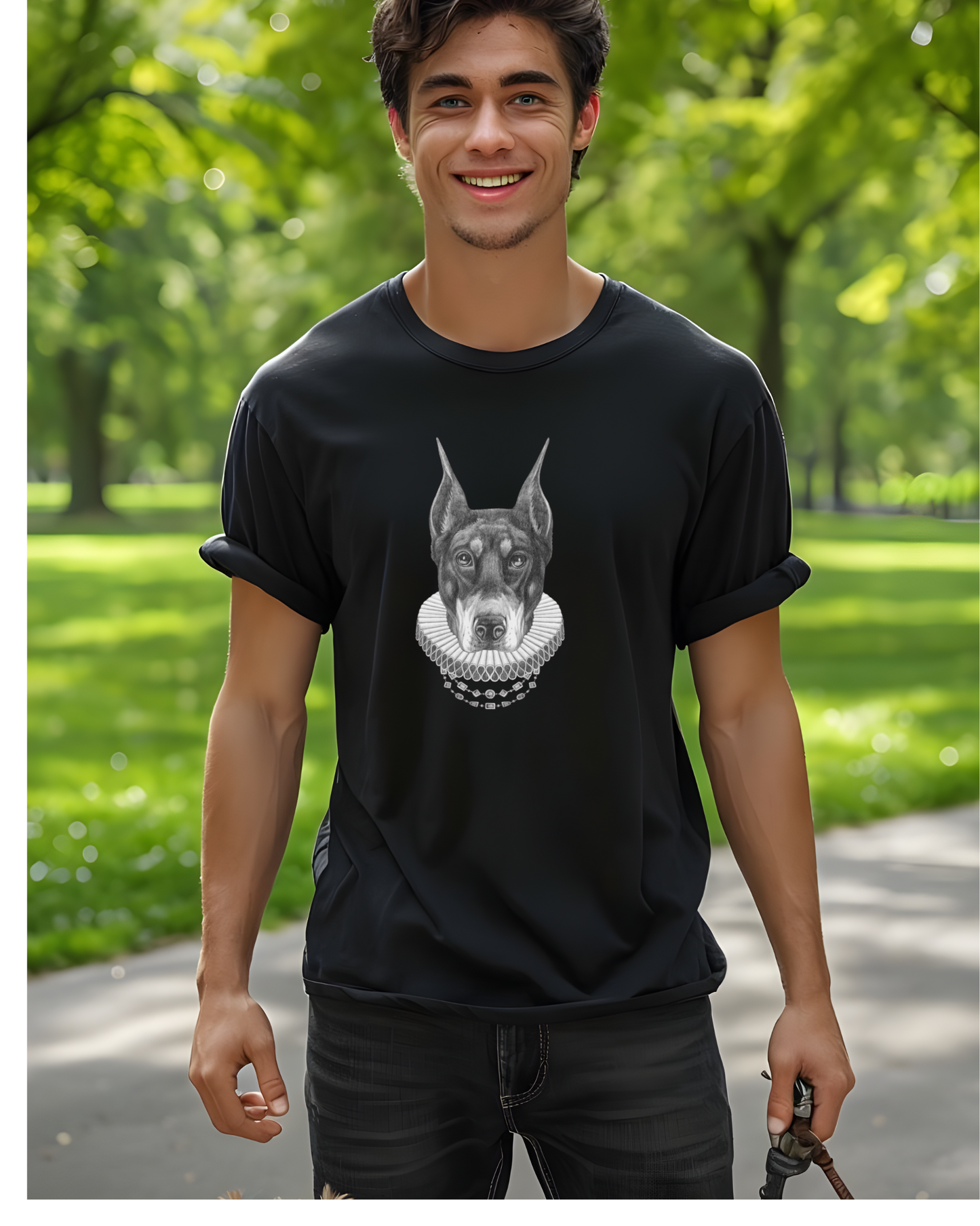 Regal Doberman Unisex Heavy Cotton Tee