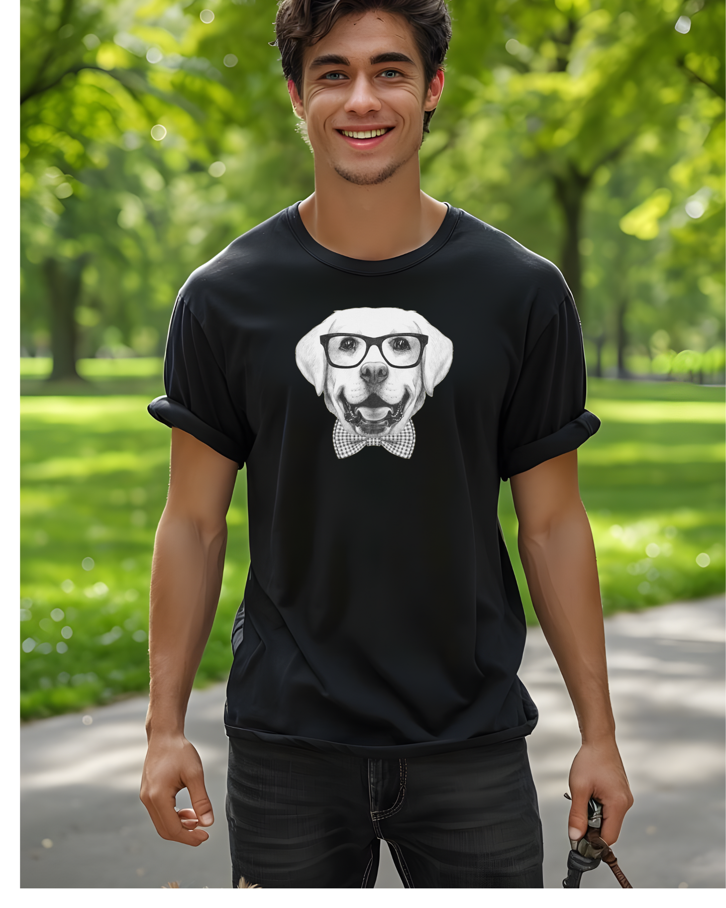 Hipster LABRADOR RETRIEVER Unisex Heavy Cotton Tee