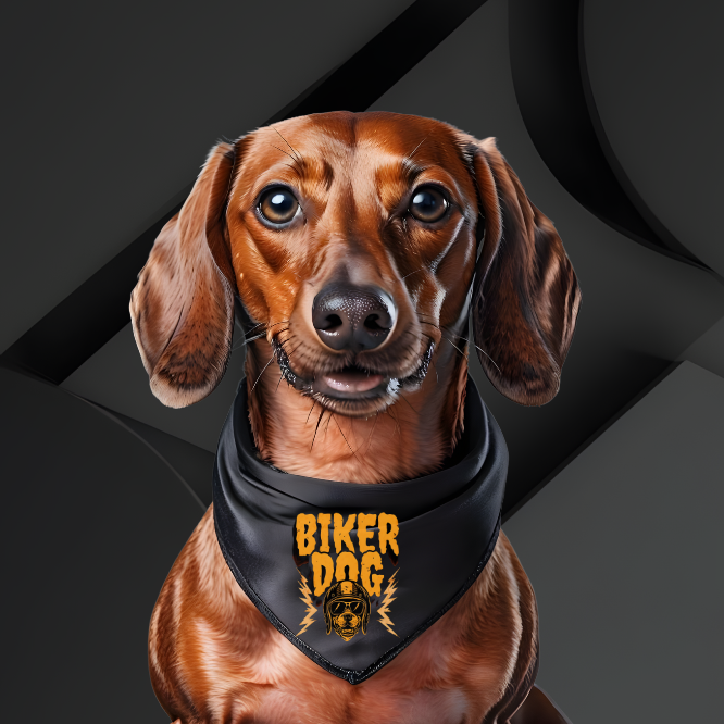 Biker Dog Bandana - Stylish Pet Accessory for Cool Dogs