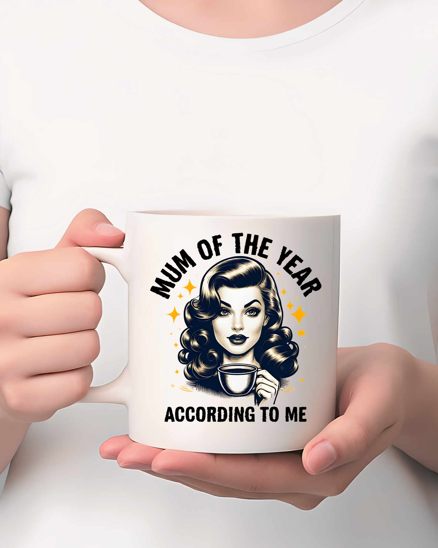 Mum of the Year Ceramic Mug - Perfect Gift for Mother's Day or Any Celebration