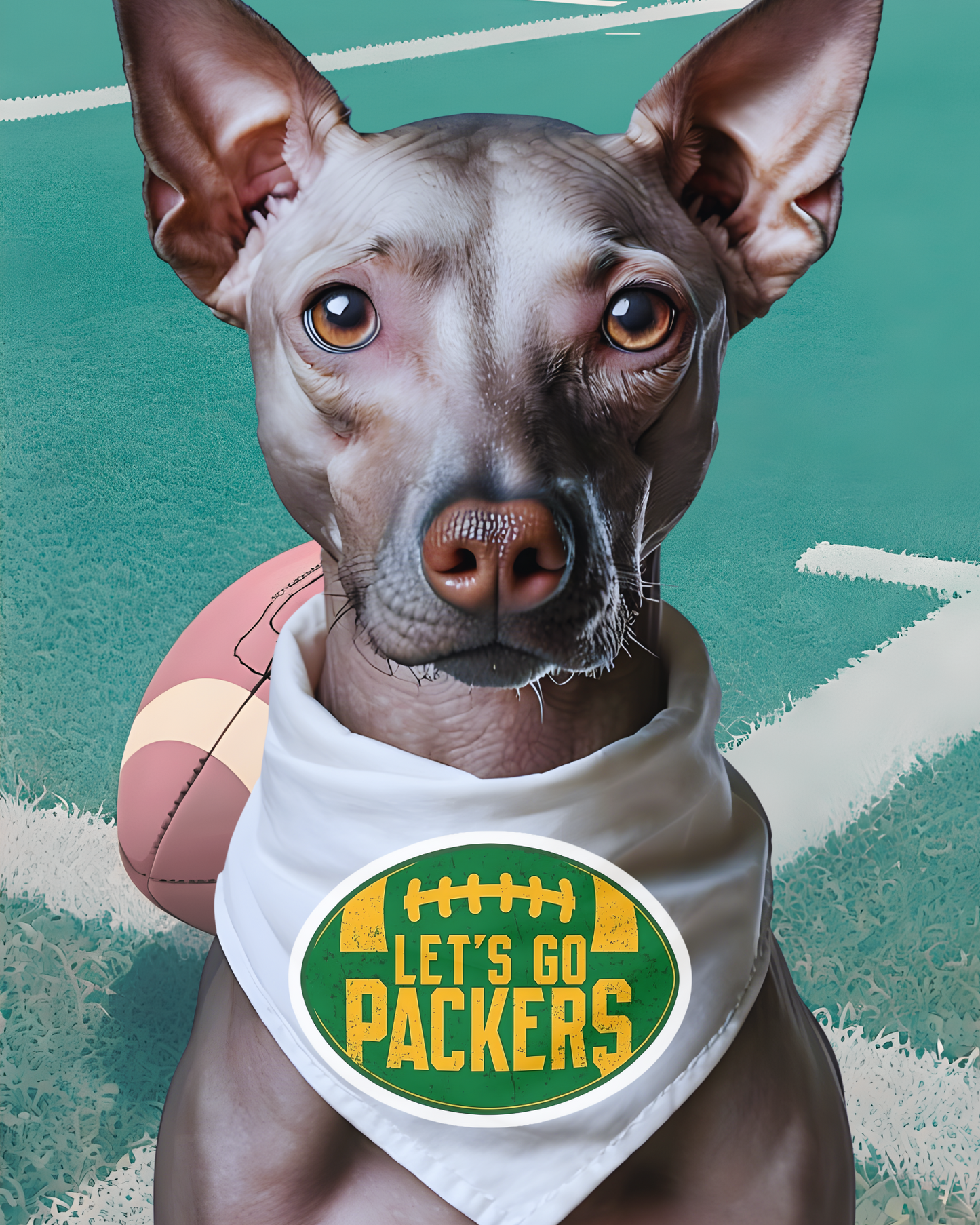 Packers Pet Bandana - NFL Game Day, Sports Lover Gift, Pet Fashion