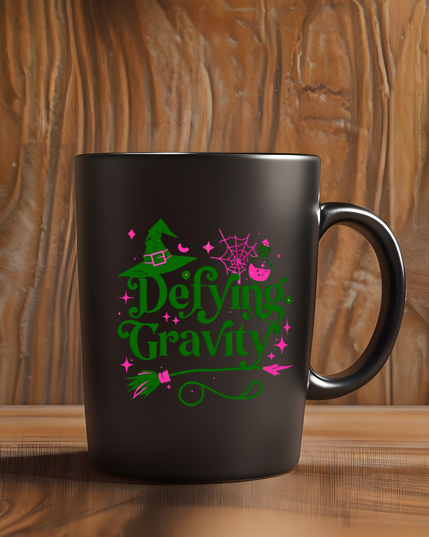 Defying Gravity Black Mug - Perfect Gift for Wicked movie lovers, Coffee Lovers Gift