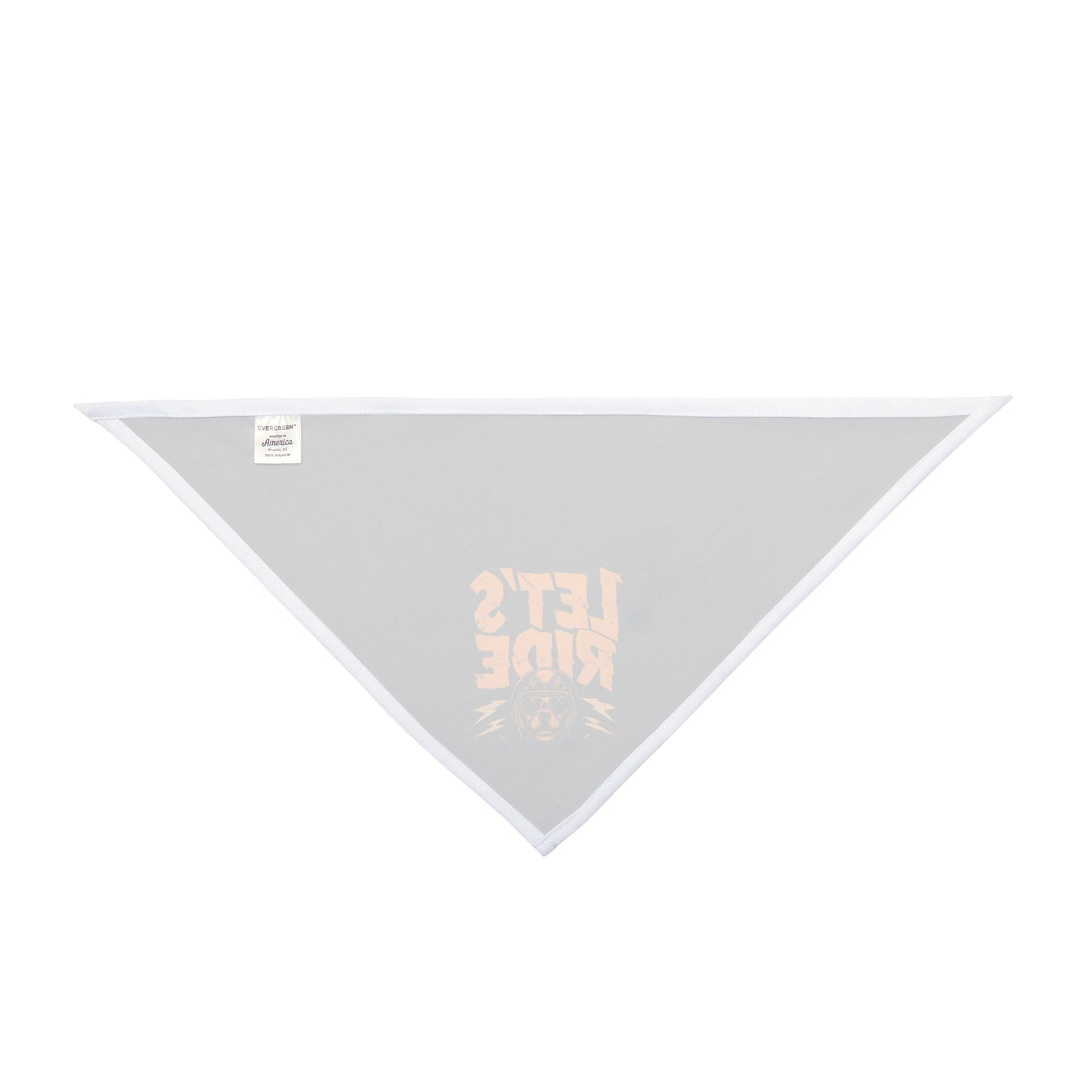 Biker Dog Bandana - "Let's Ride"