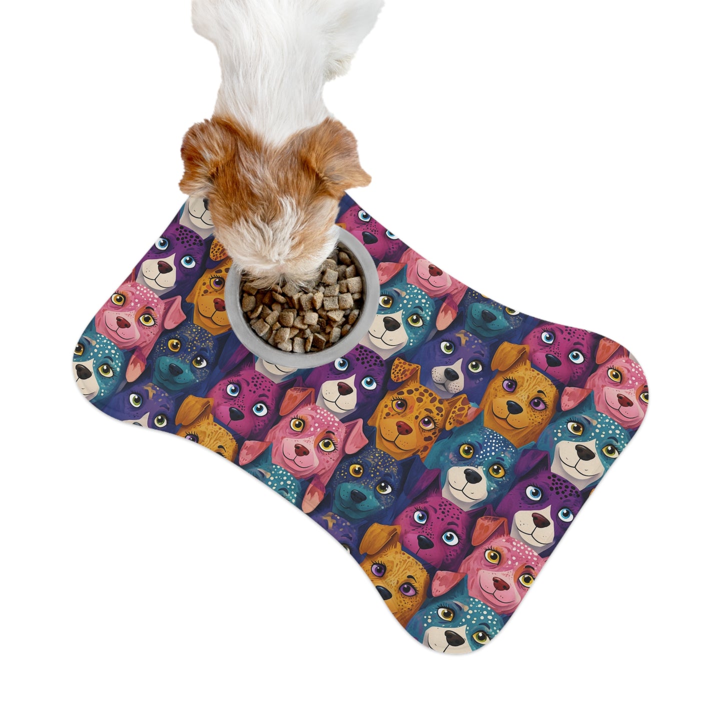 Dog art Pet Feeding Mat