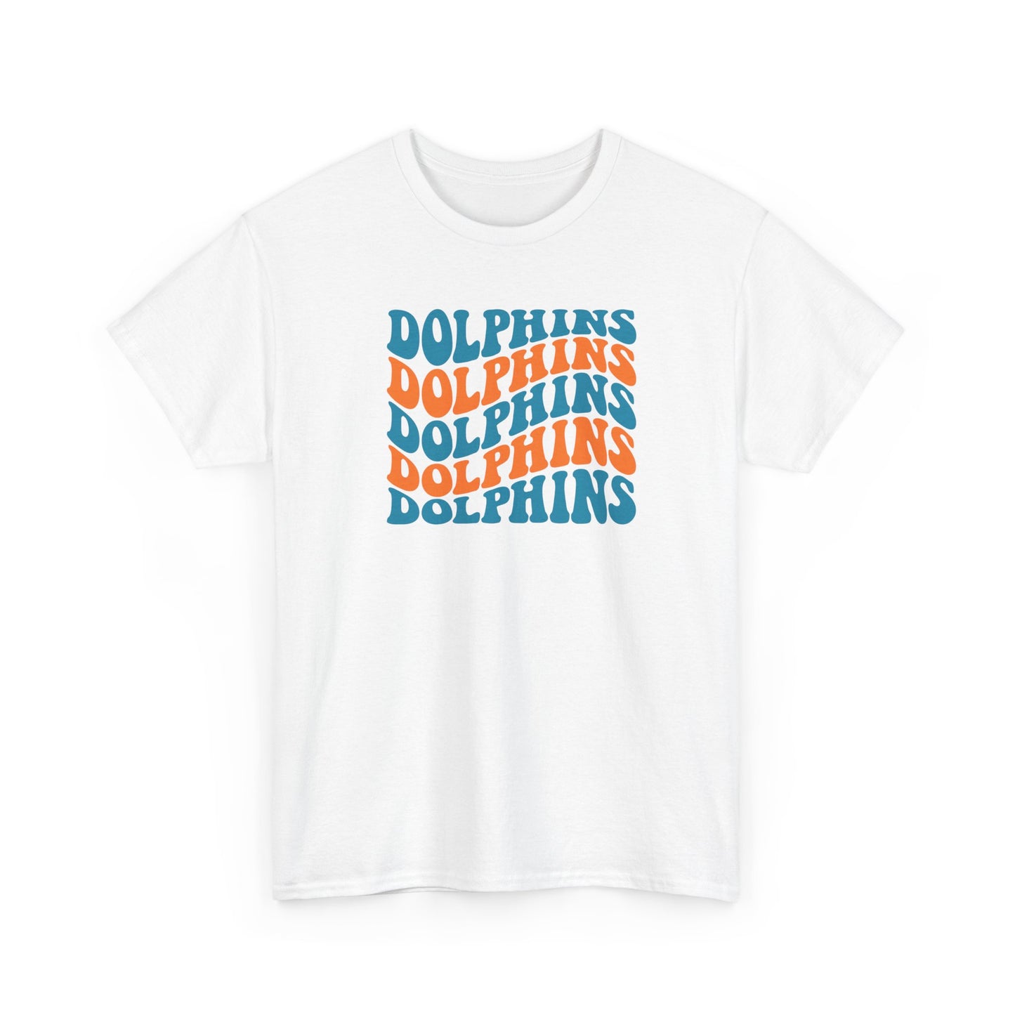 Miami Dolphins Unisex Heavy Cotton Tee