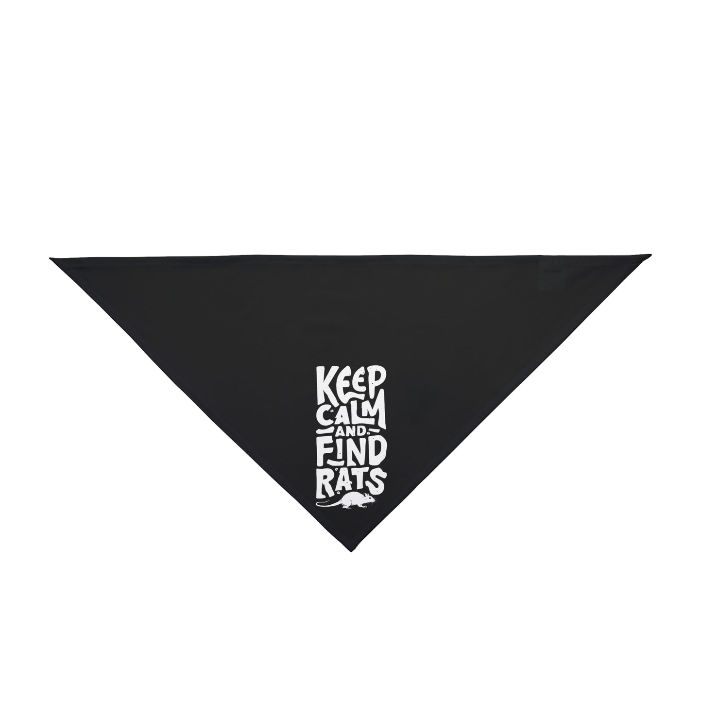 Funny Barn Hunt Pet Bandana "Keep Calm And Find Rats"