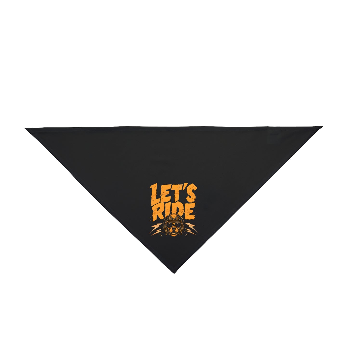Biker Dog Bandana - "Let's Ride"