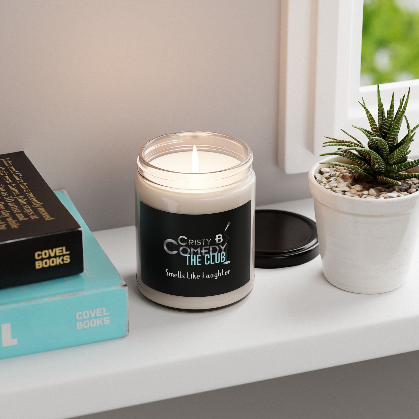 Cristy B Comedy Scented Soy Candle, 9oz