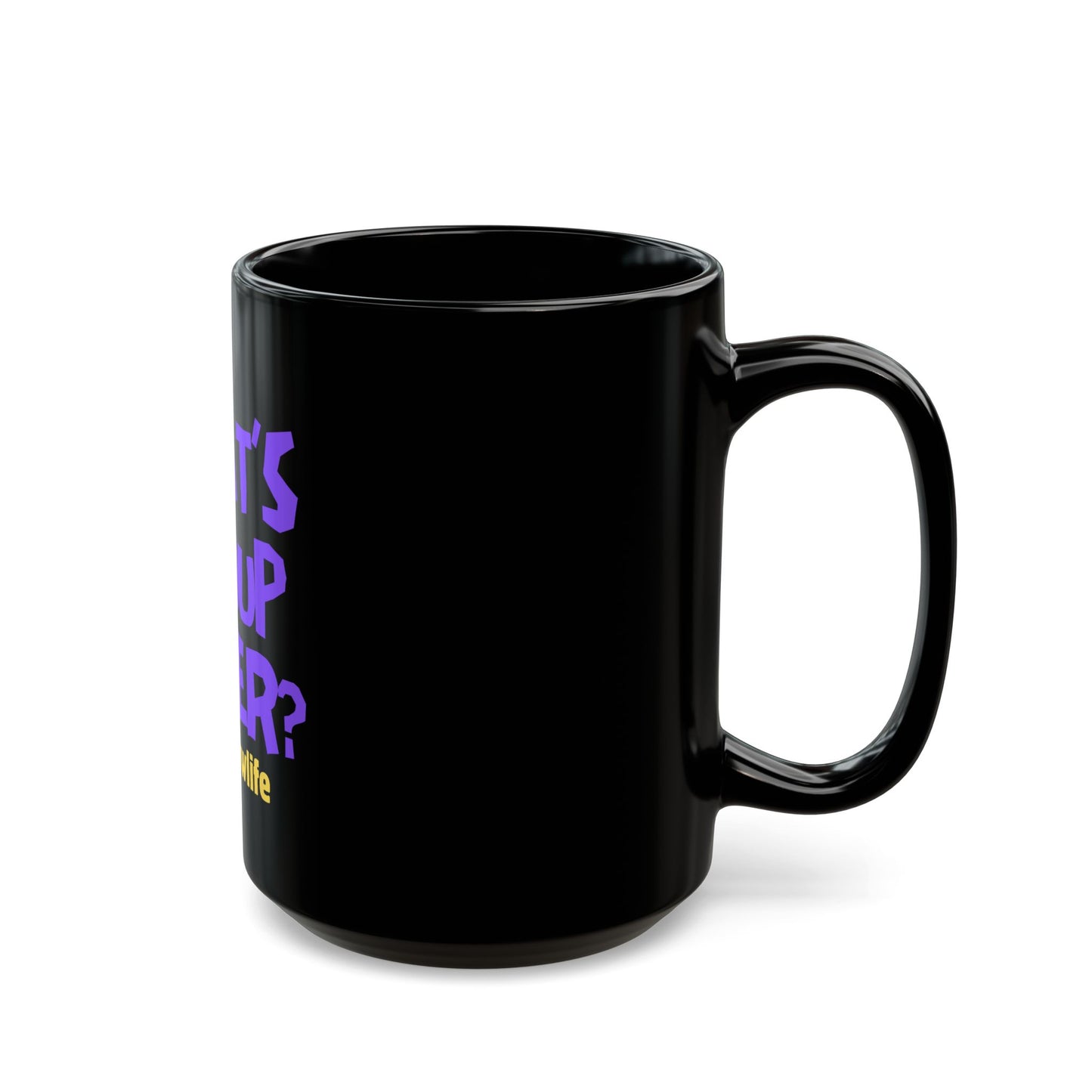 Funny Dog Show "What's Group Order?" Black Mug (15oz)