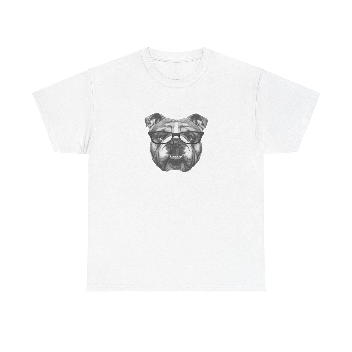 Hipster BULLDOG Unisex Heavy Cotton Tee