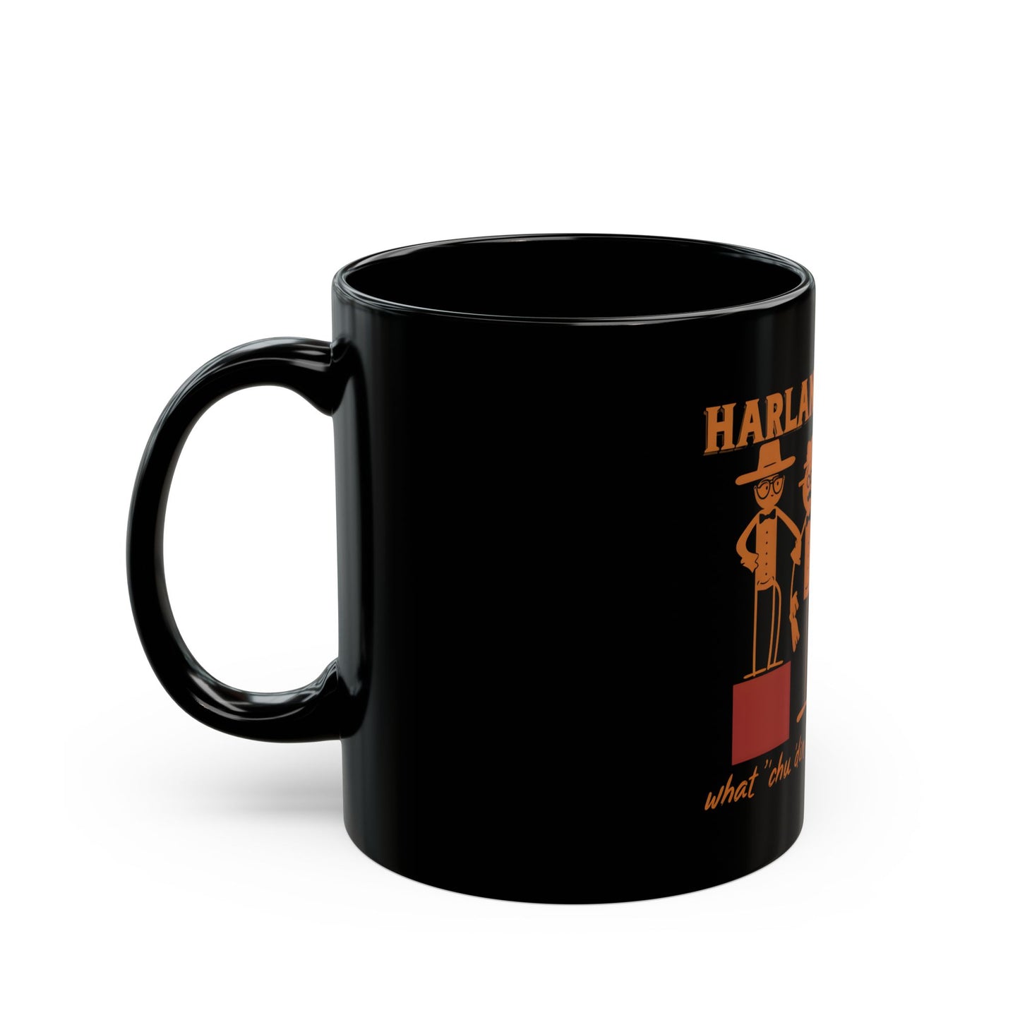 Best In Show "Harlan Pepper's Ventriloquist School" Black Mug (11oz, 15oz)