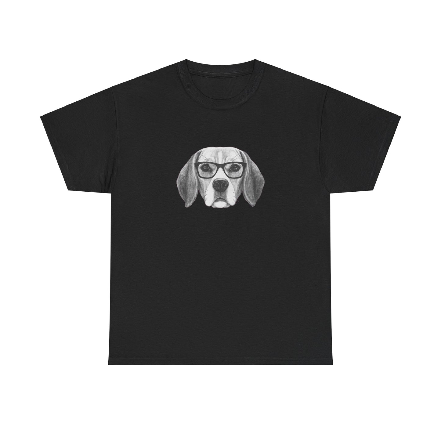 Hipster BEAGLE Unisex Heavy Cotton Tee