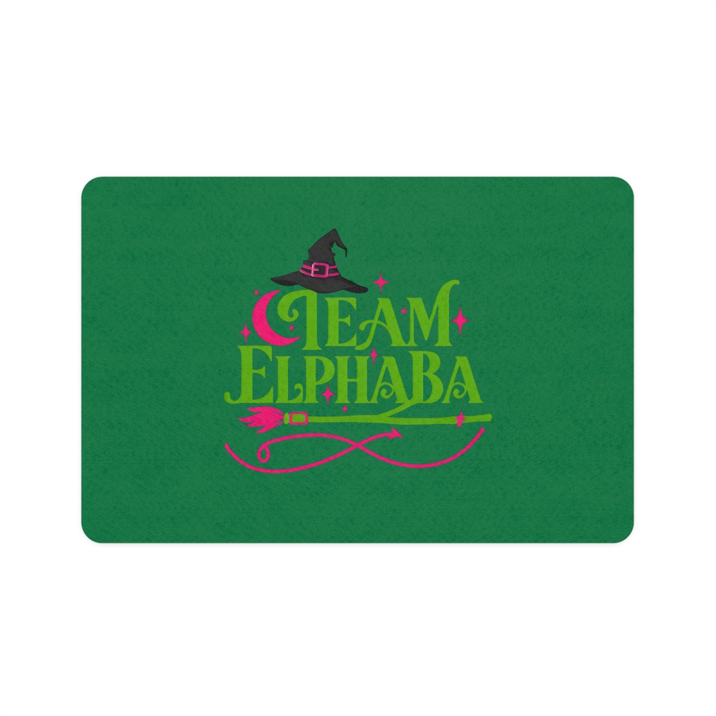 Team Elphaba Wicked Pet Food Mat (12x18)
