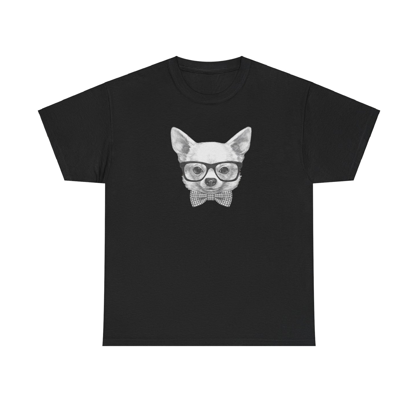 Hipster CHIHUAHUA Unisex Heavy Cotton Tee