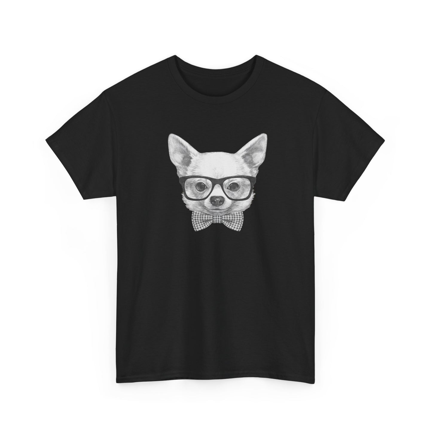 Hipster CHIHUAHUA Unisex Heavy Cotton Tee