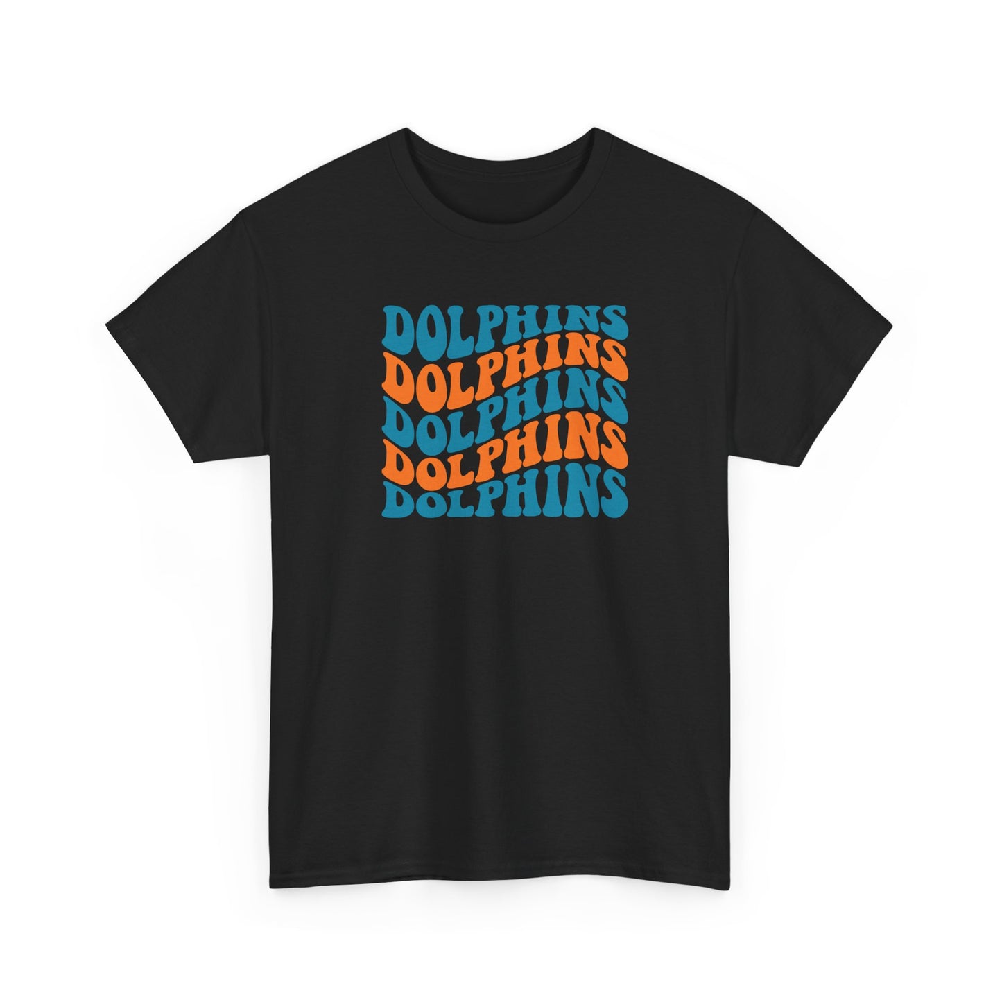 Miami Dolphins Unisex Heavy Cotton Tee