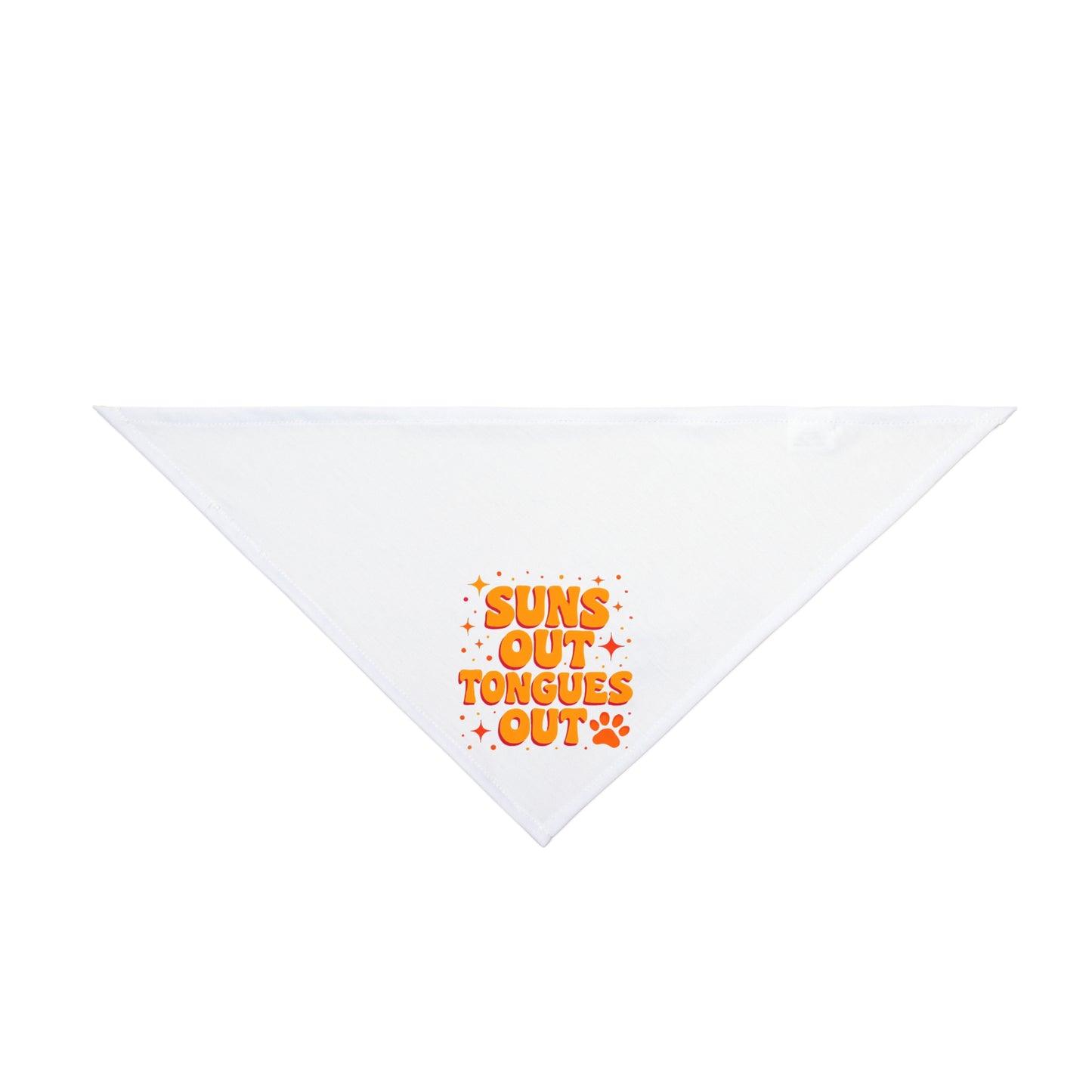 Summer Pet Bandana - 'Suns Out Tongues Out'