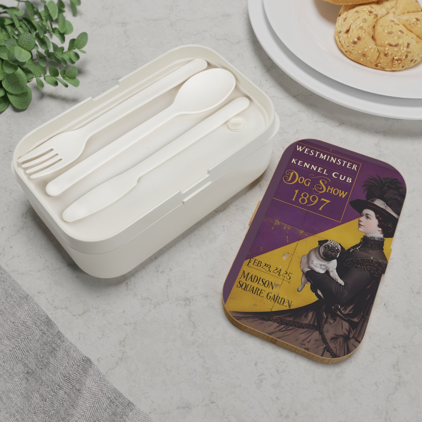 Whimsical Vintage Westminster Kennel Club Bento Lunch Box