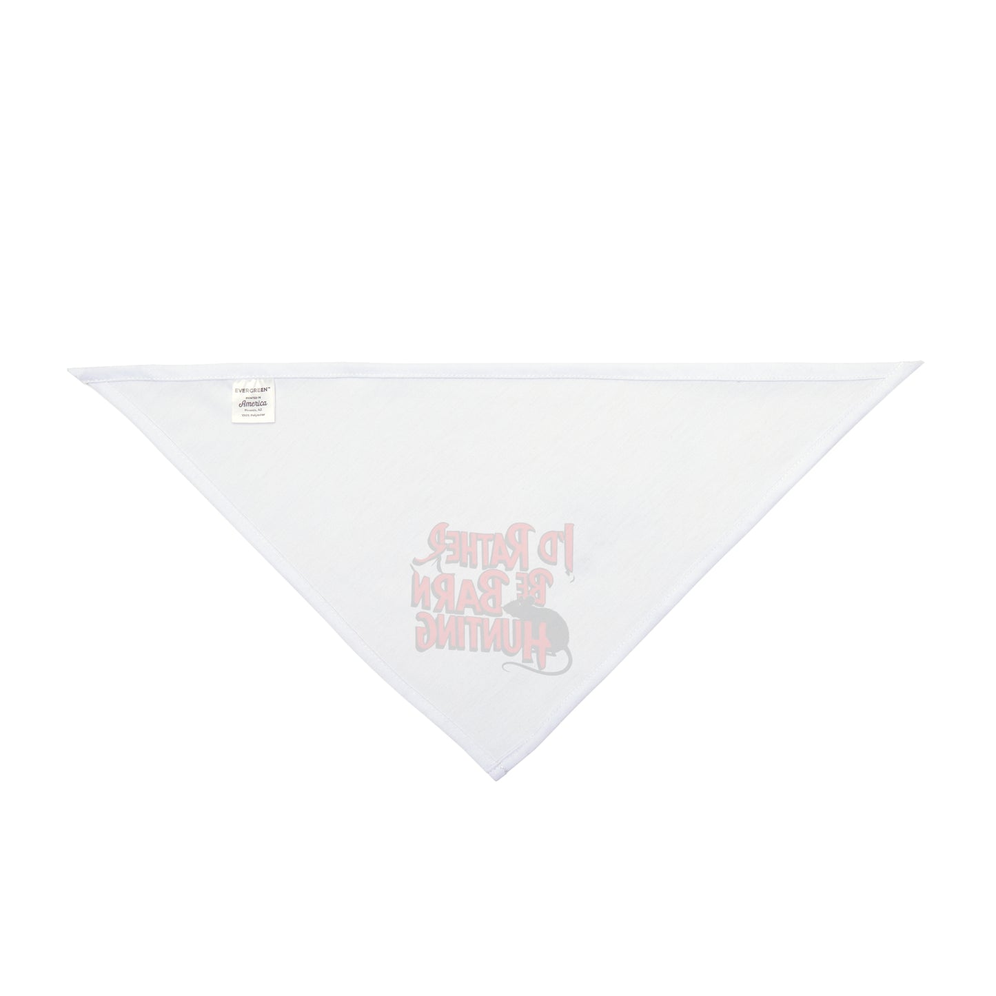 Funny Barn Hunt Pet Bandana "I'd Rather Be Barn Hunting"