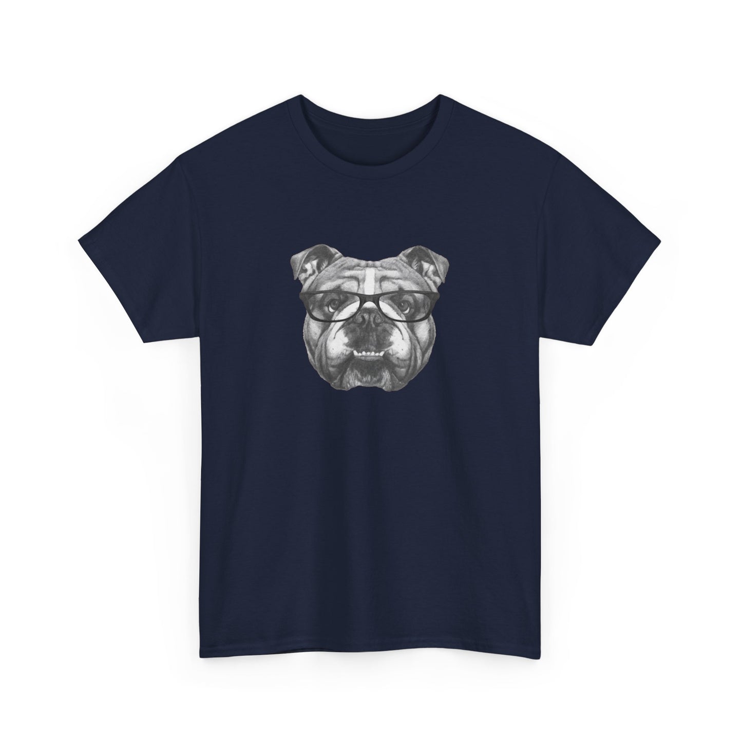 Hipster BULLDOG Unisex Heavy Cotton Tee