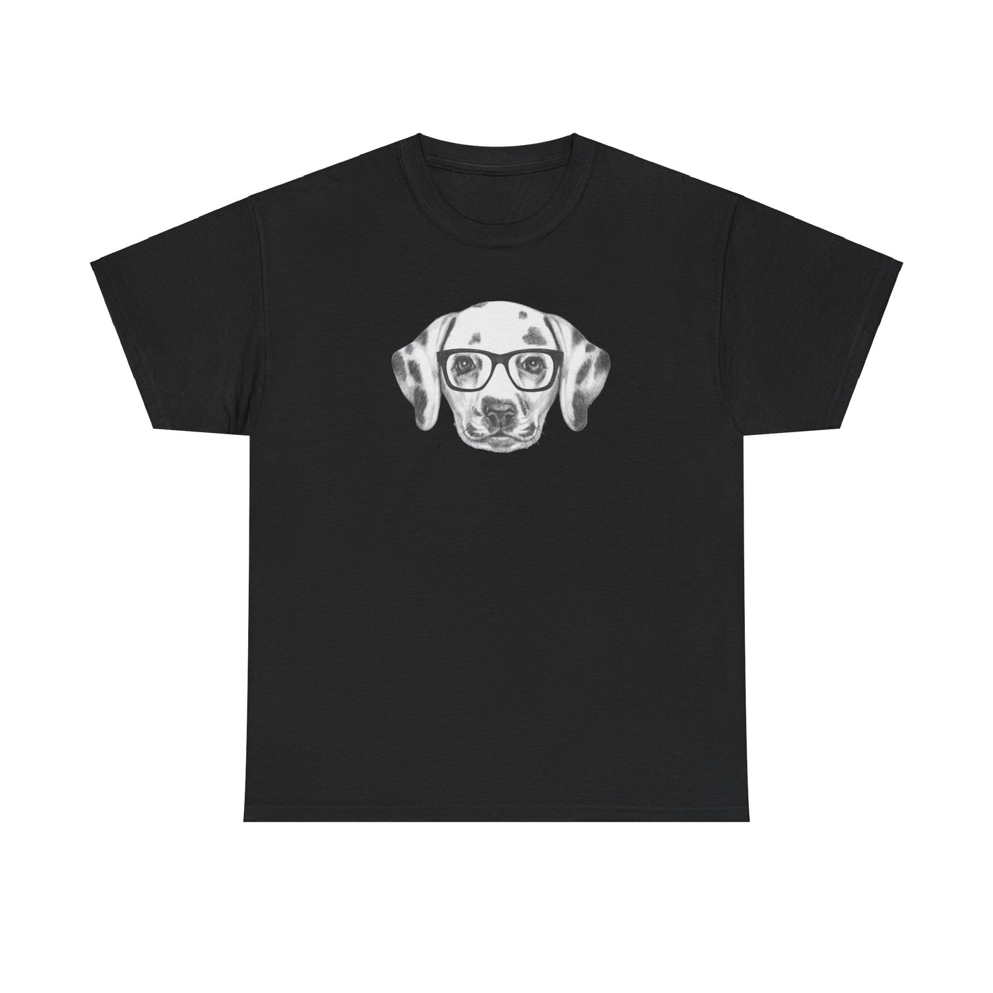 Hipster DALMATIAN Unisex Heavy Cotton Tee