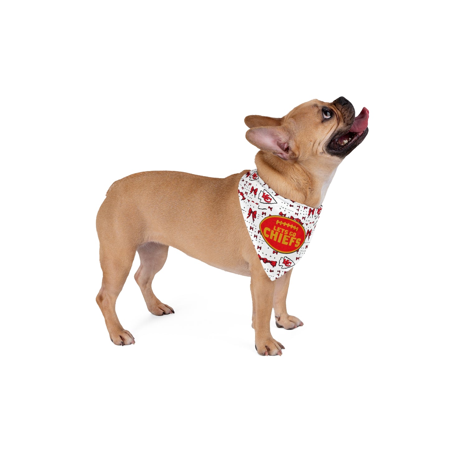 KC Chiefs Pet Bandana